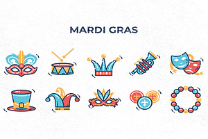 120 Holiday Icons, an Emoji Icon by Creative Perspective