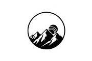 Mountain Sunrise Circle Bundle, an Illustration by Designs_River (Thumbnail 7 of 31)