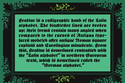 Bernard Fraktur, a Blackletter Font by Stefan Chirila (Thumbnail 16 of 18)
