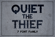 Quiet the Thief, a Serif Font by TypeKatsu (Thumbnail 1 of 4)