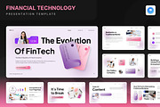 Financial Technology Presentation, a Presentation Template by Annora Studio (Thumbnail 1 of 7)