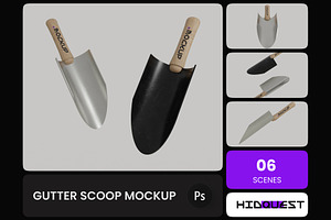 Gutter Scoop Mockup