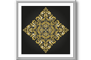 Damask Vector Oriental Pattern, a Decorative Illustration by FineArtStudio (Thumbnail 2 of 3)