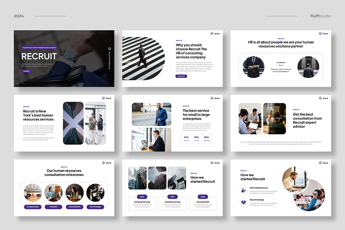 Human Resources Keynote Template, a Presentation Template by fluffstudio (Photo 2 of 5)