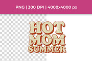 Hot Mom Summer Clipart Set - 16 PNG, a Decorative Illustration by InkyQueenArt (Thumbnail 4 of 6)