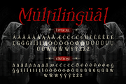 Aethrim - Dark Fantasy Serif, a Blackletter Font by Artisan Themes (Thumbnail 11 of 12)