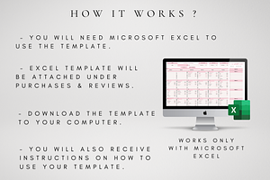 Excel Monthly Bill Calendar Template