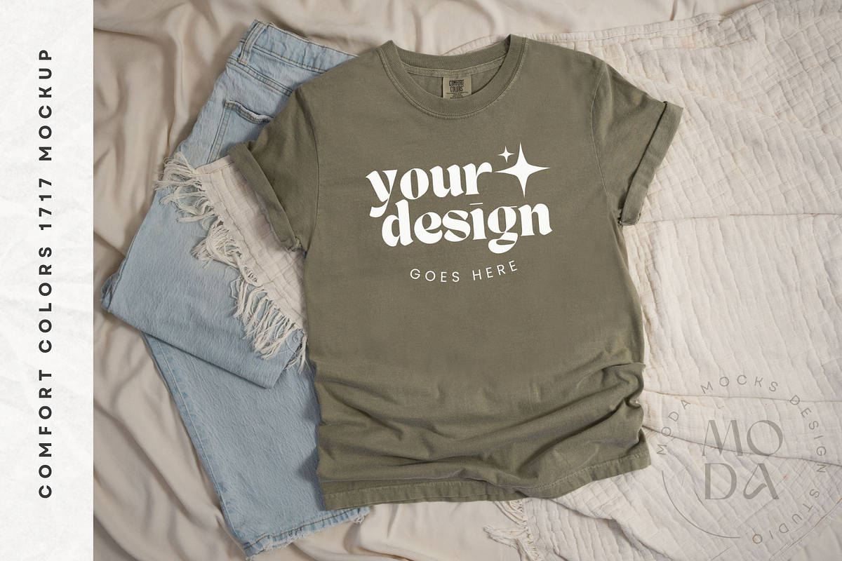 Comfort Colors 1717 Mockup Bundle, a Shirt Mockup by Moda Mocks (Photo 3 of 6)