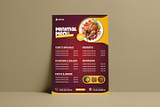 Creative Food Menu Flyer Template, a Flyer Template by vectorlnk (Thumbnail 3 of 4)