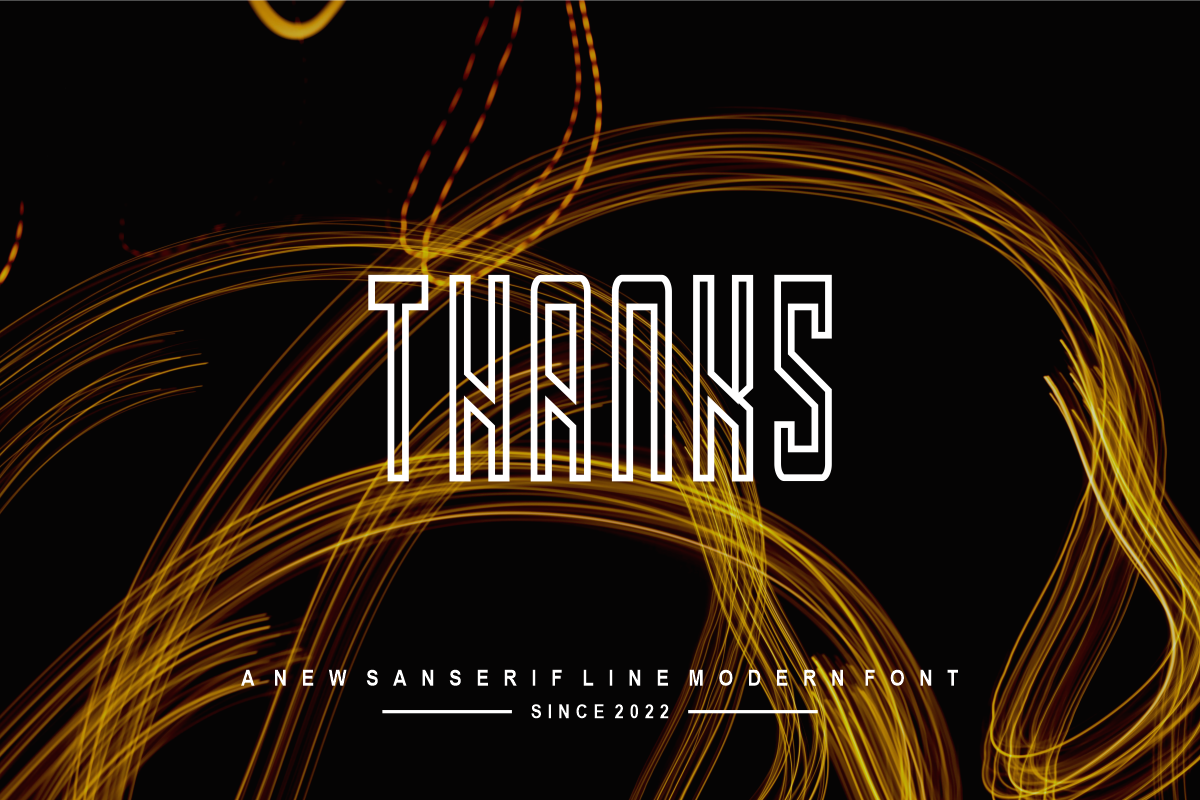 GorjandaLine, a Font by puji_hartono (Photo 5 of 5)