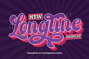 Longline - Retro Bold Script, a Script Font by Letterhend Studio (Thumbnail 1 of 9)