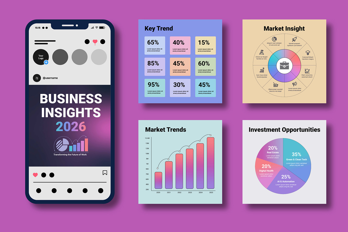 Business Insights Social Media Post preview 2