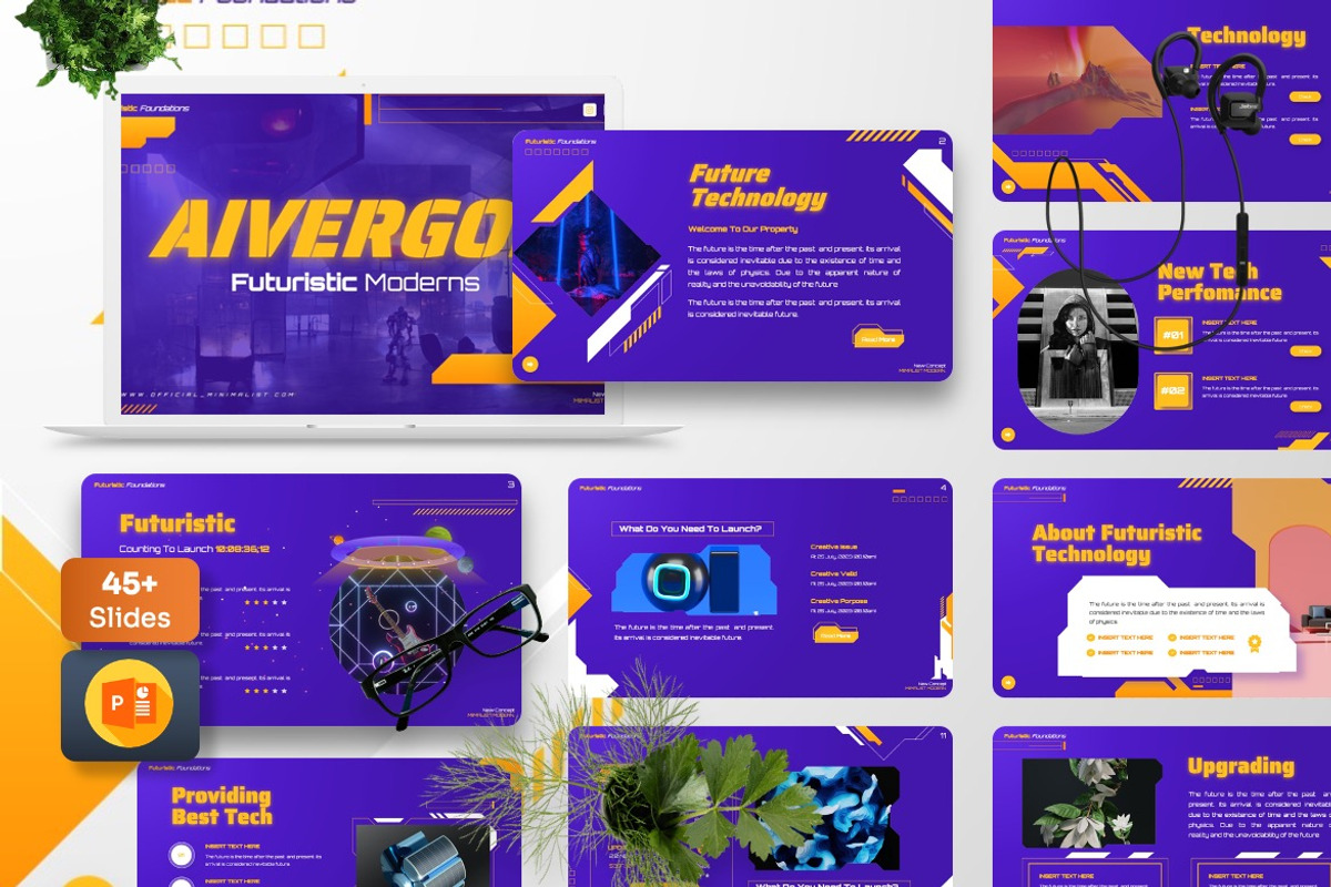 Aivergon - Creative Powerpoint, a Presentation Template by Dhabee (Photo 1 of 8)