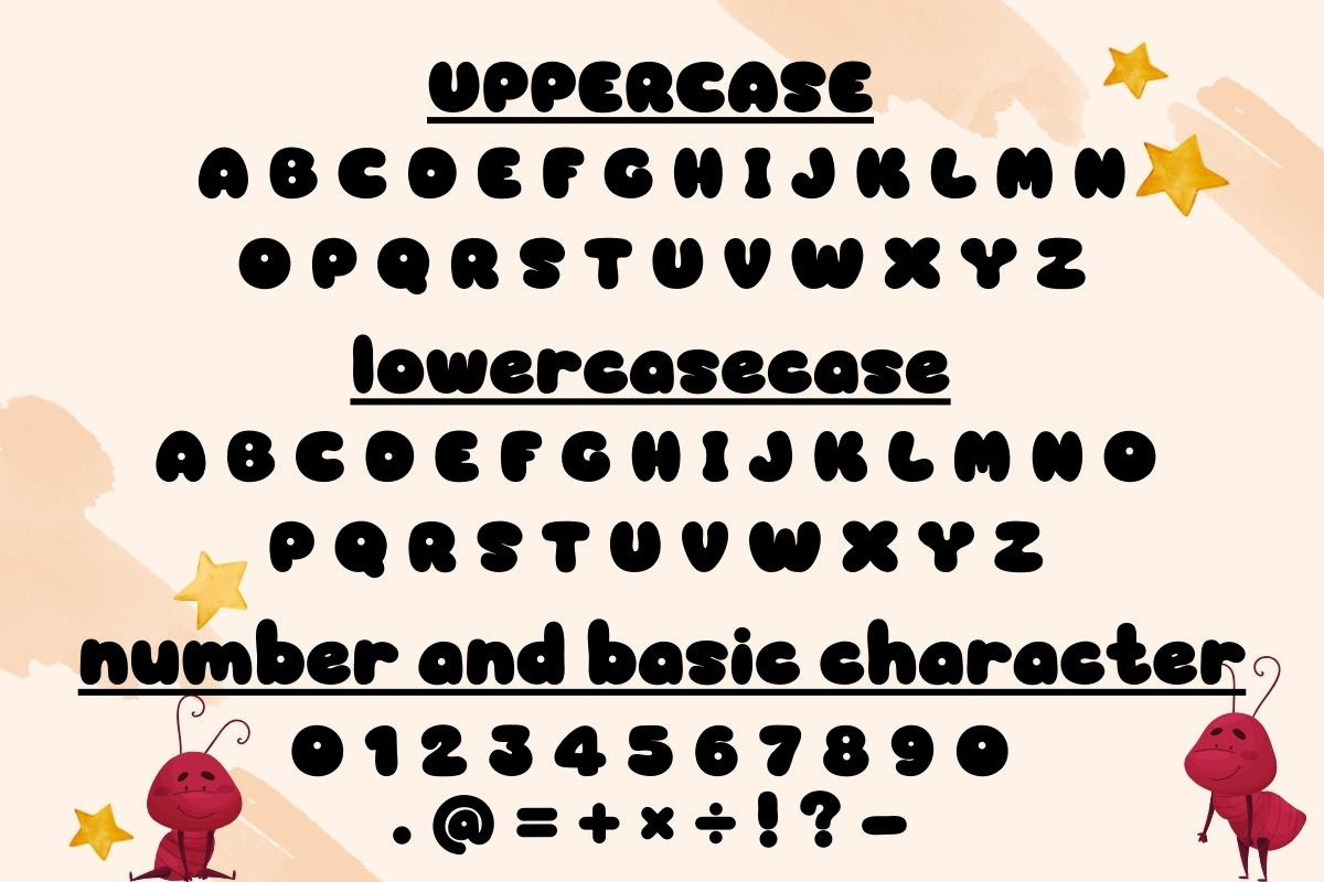 Love Cupcake - Handwritten, a Handwritten Font by Charmingbear59.design (Photo 5 of 5)
