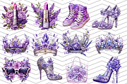 Lavender Flower Queen Sublimation, an Illustration by Digital Xpress (Thumbnail 2 of 4)