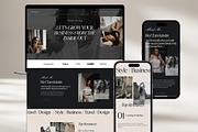 Squarespace Website Template coach, a Squarespace Template by Presentibox (Thumbnail 2 of 11)