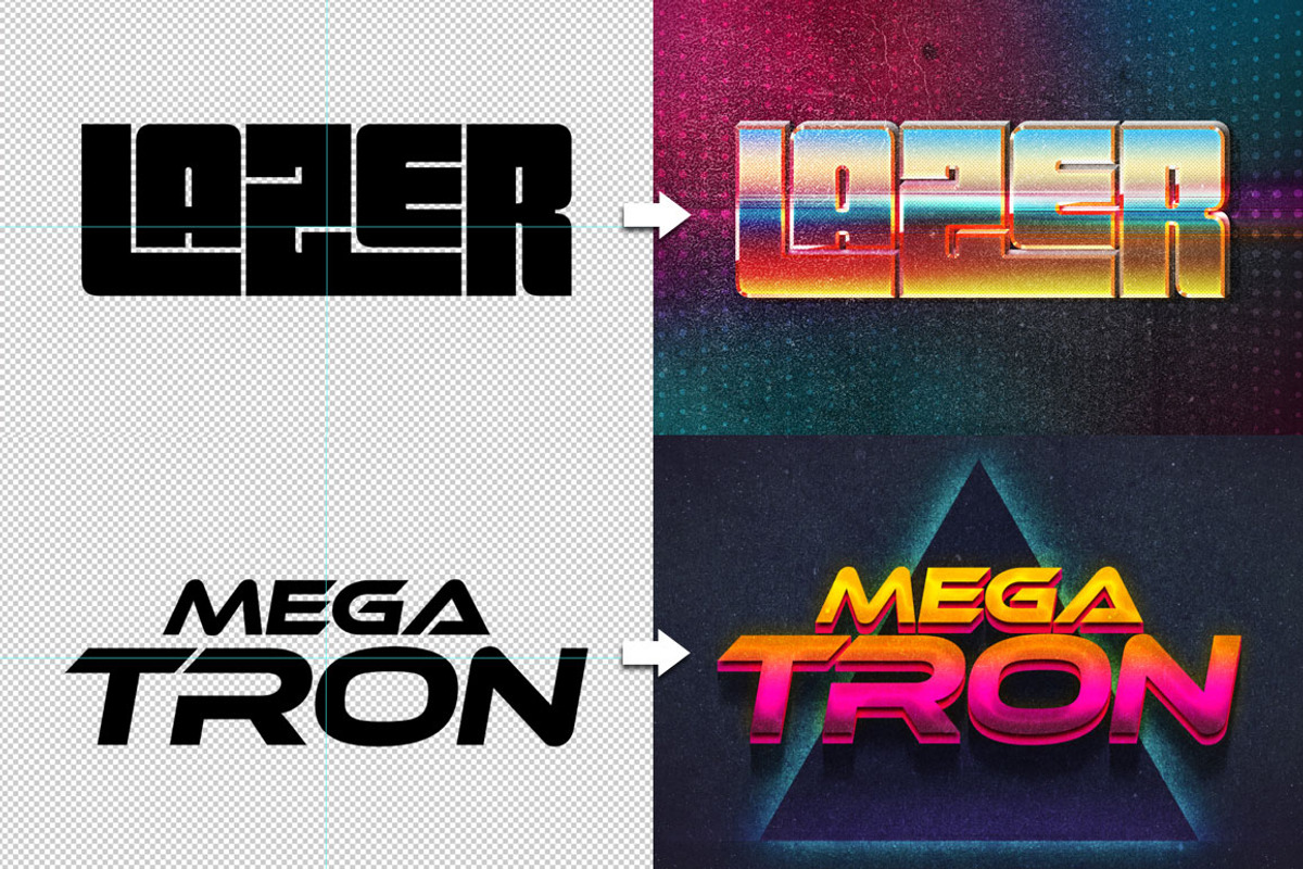150 3D Text Effects for Photoshop, a Brushes & More by Graphicdome (Photo 70 of 71)