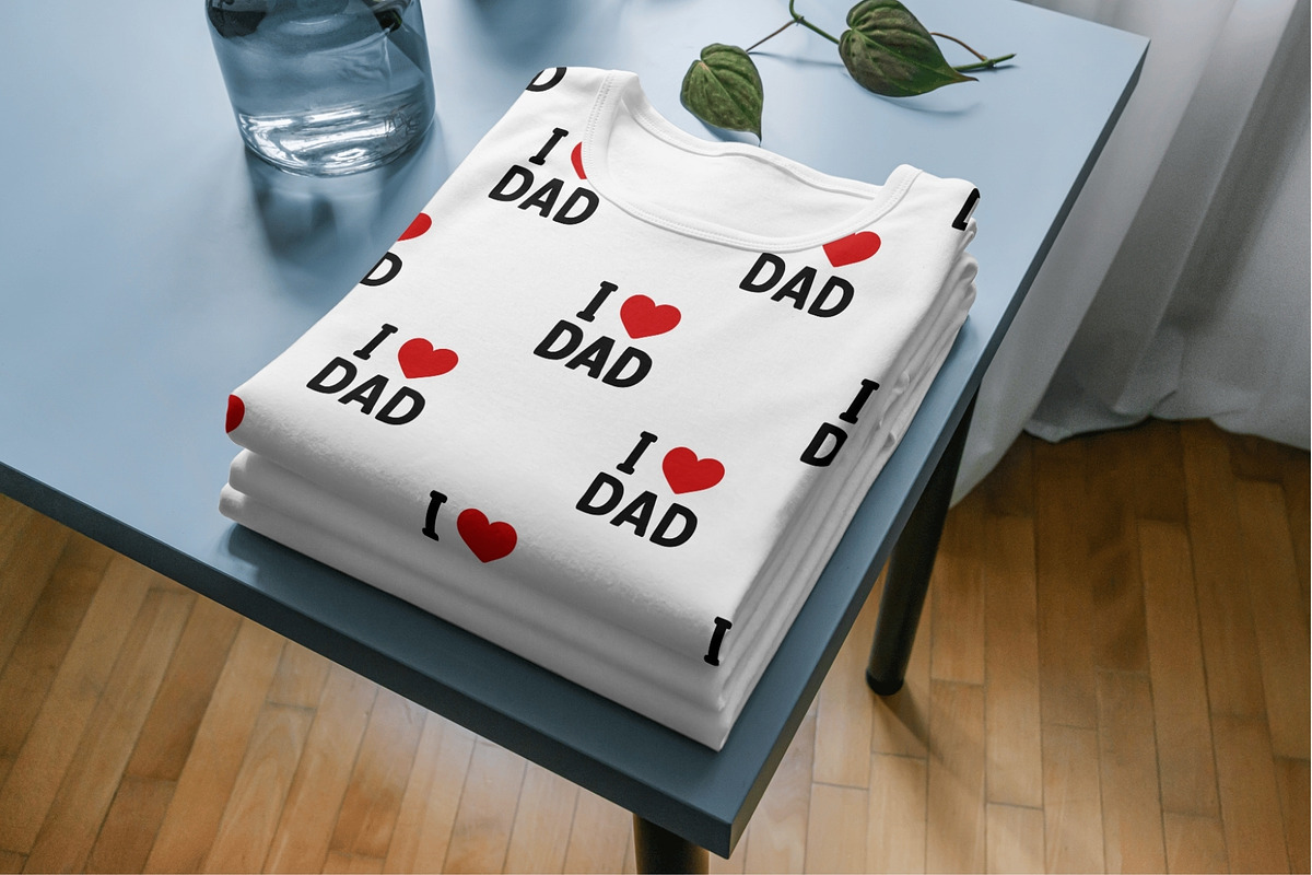 I Love Dad: Father's Day Patterns, a Pattern Graphic by Elatedowl (Photo 10 of 11)