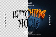 Halloween Text Effect 3D Style, a Layer Style Add-On by Mockmenot (Thumbnail 2 of 3)
