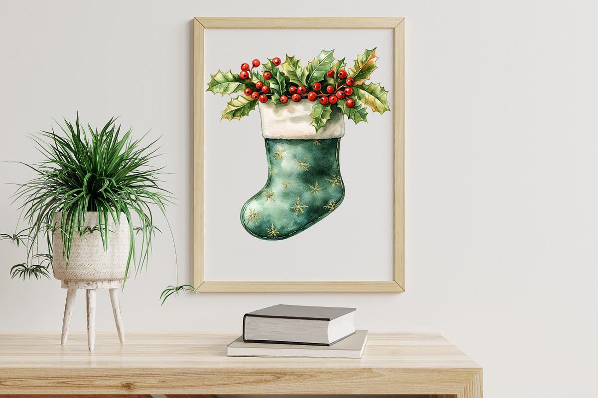 Watercolor Christmas Baking Clipart, an Illustration by Libby Wishes (Photo 6 of 7)
