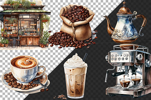 Coffee Clipart Bundle