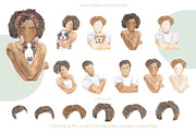 Dog Family Character Creator Clipart, an Animal Illustration by Cat In Colour (Thumbnail 16 of 19)