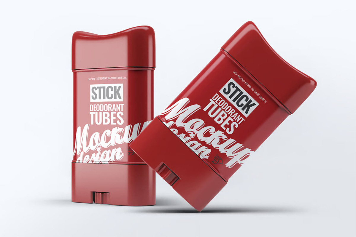 Stick Deodorant Tubes Mock-Up, a Product Mockup by DesignRushMarket (Photo 4 of 8)