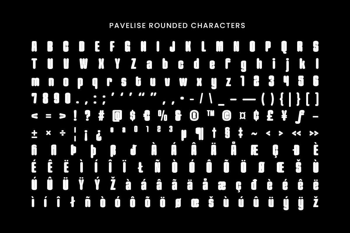 Pavelise Rounded, a Sans Serif Font by Craft Supply Co. (Photo 8 of 8)