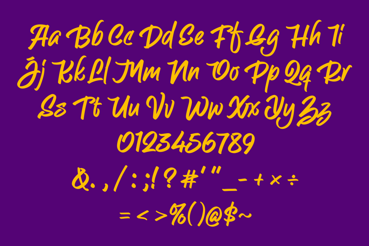 AZ Bilyards • A Casual Brush Font, a Handwritten Font by azetypestudios.com (Photo 4 of 5)