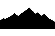 Mountain Landscape Silhouette, a Decorative Illustration by Designer_Momina (Thumbnail 18 of 19)