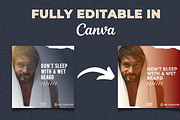 Barbershop Canva Templates Bundle, a Social Media Template by Canvagator (Thumbnail 3 of 3)