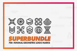 Minimal Geometric Logo Marks