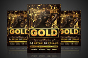 Gold - Flyer / Poster, a Flyer Template by VectorMedia (Thumbnail 1 of 8)