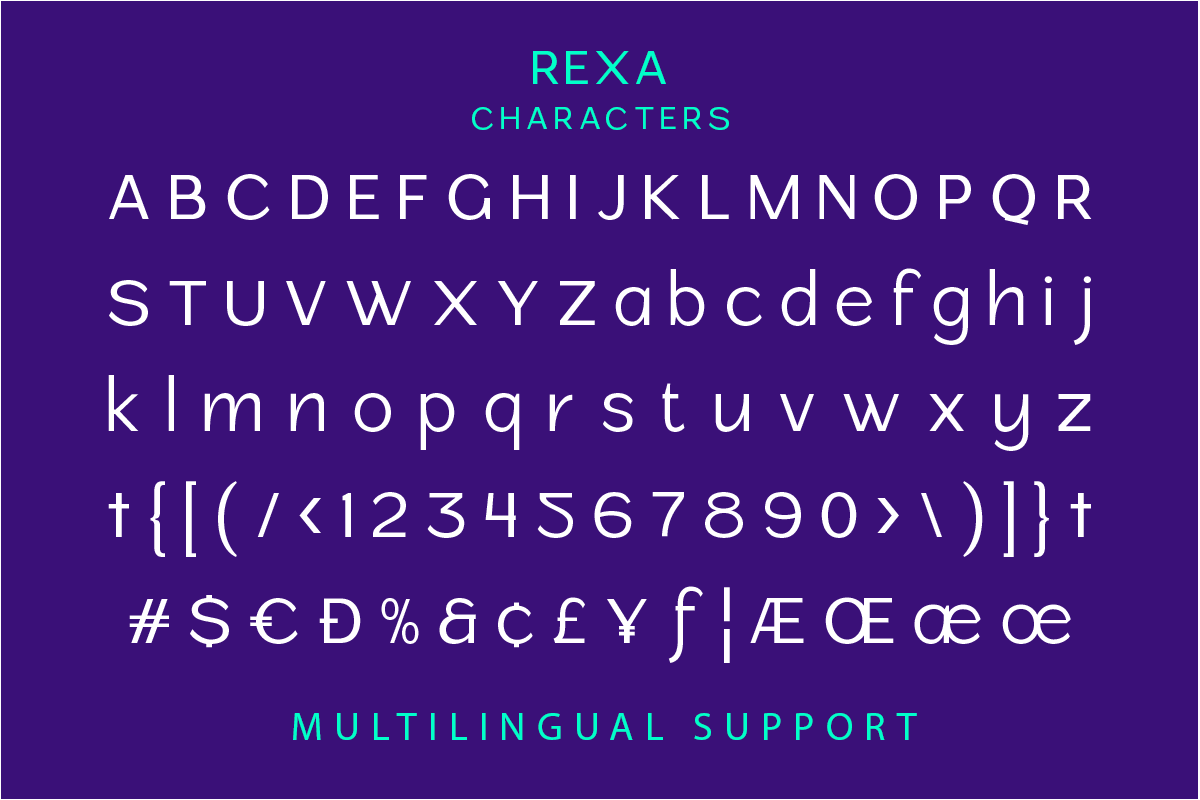 Rexa Sans-Serif Typeface, a Sans Serif Font by roomspace creative lab (Photo 9 of 9)