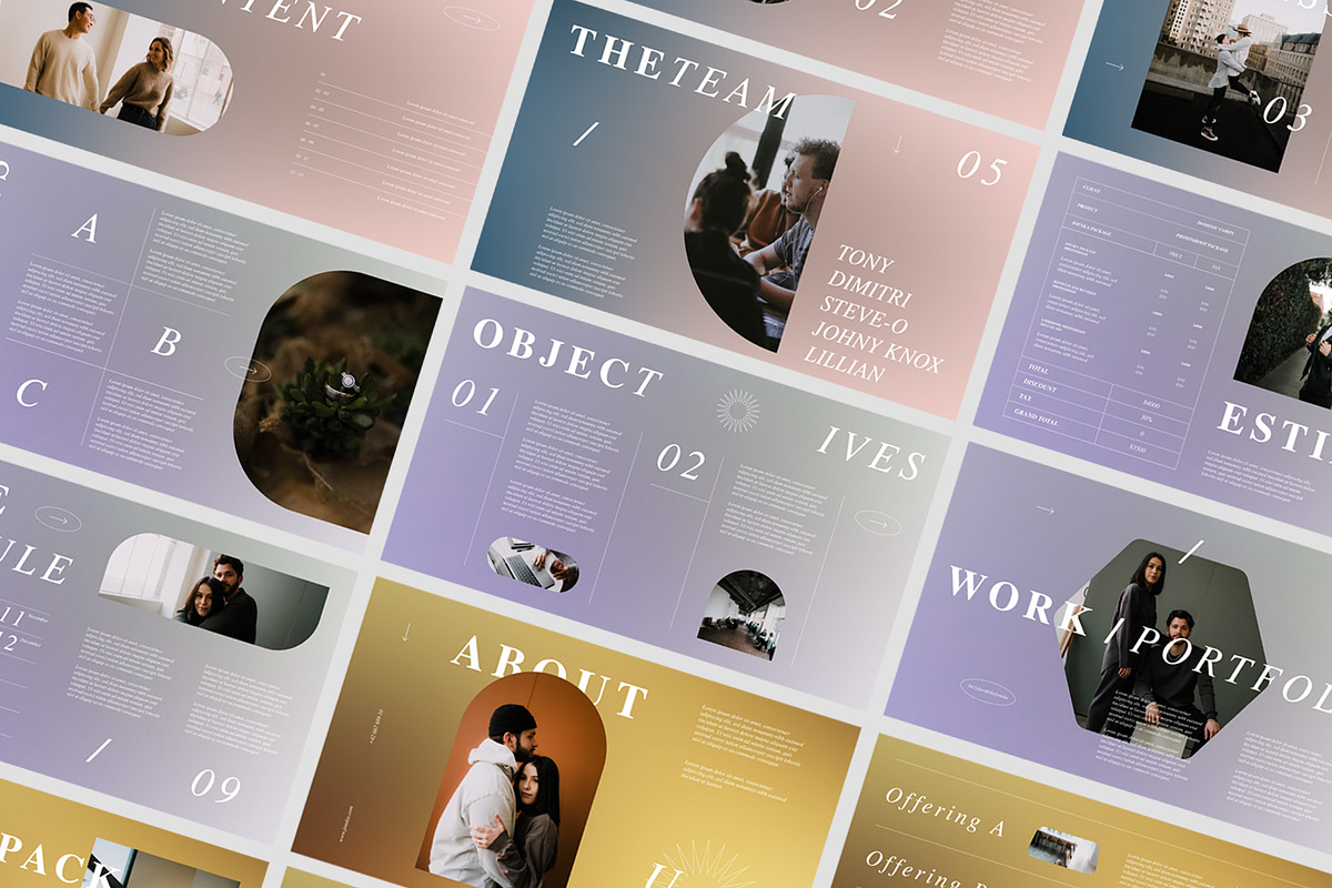 JOUSKA - Modern Pitch Deck Template, a Presentation Template by Creative Zeune (Photo 2 of 3)