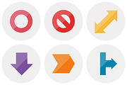 111 Shapes Flat Icon Set, an Icon by VectorCam (Thumbnail 2 of 3)