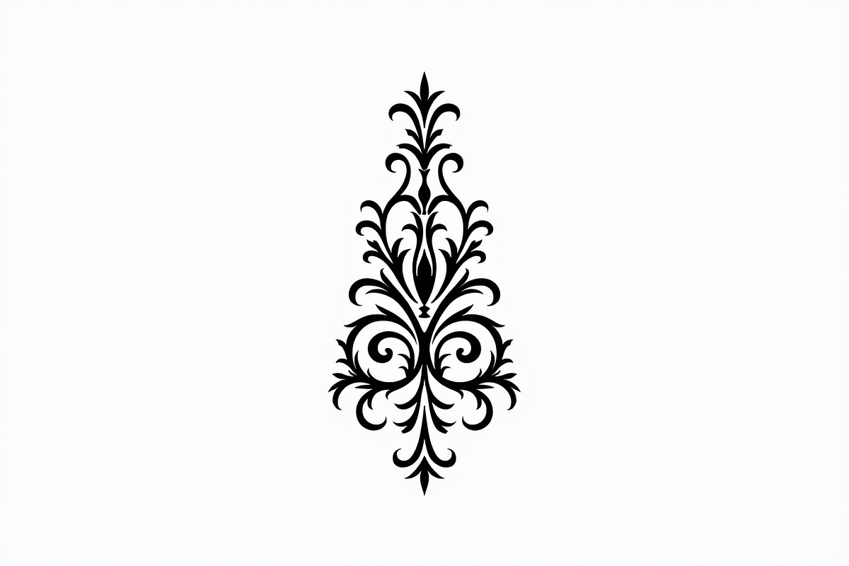 Retro Ornament Vector Silhouette Bun, an Illustration by jahid234 (Photo 2 of 9)