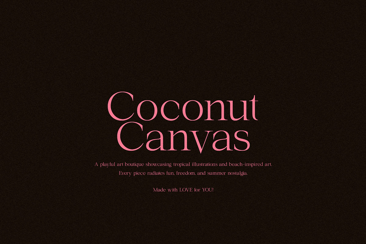 Beach Glamour - Summer Serif, a Serif Font by Misha Sova (Photo 6 of 9)