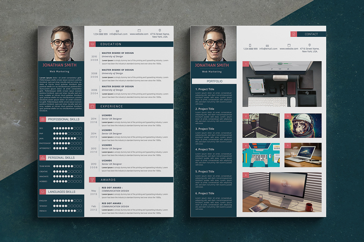 Elegant Word Resume, a Resume Template by BixBar (Photo 6 of 6)