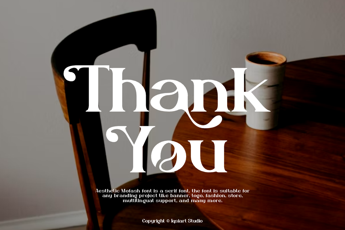 Aesthetic Mofash - Luxury Bold Font, a Serif Font by QR Design Studio (Photo 13 of 13)