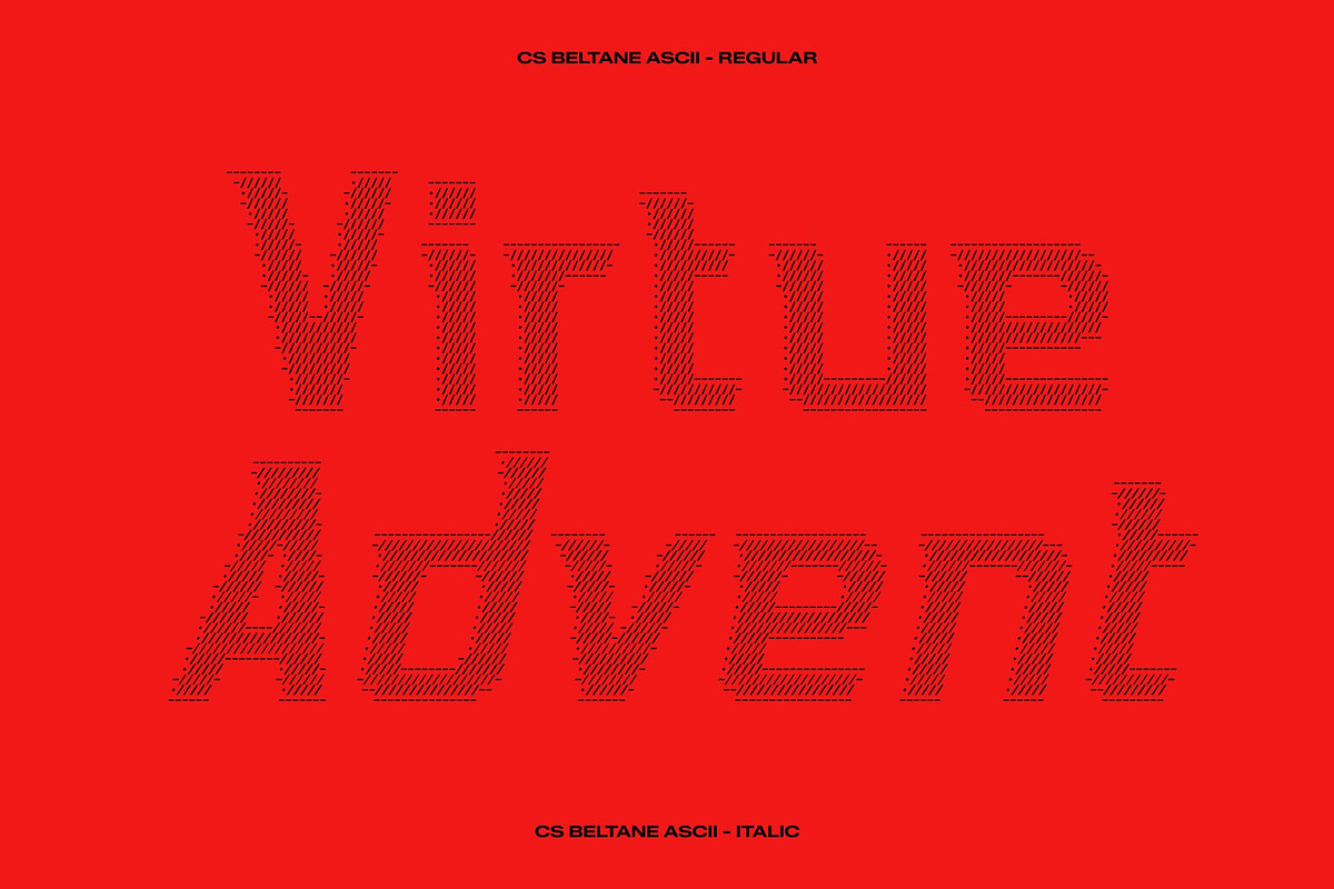 CS Blaster Ascii, a Sans Serif Font by Craft Supply Co. (Photo 3 of 8)