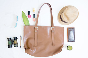 Flat lay fashion set featuring lay, flat, and girl