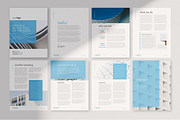 Minimal Report Template Canva, a Brochure Template by frommakertomaker (Thumbnail 5 of 6)