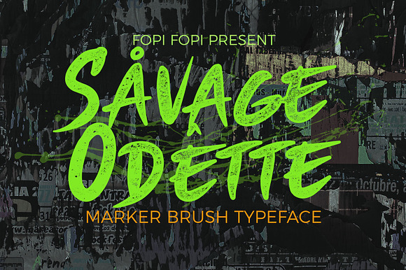 Savage Odette Typeface preview 7