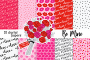 Be Mine Pattern, a Pattern Graphic by GlamArtZhanna (Thumbnail 3 of 3)