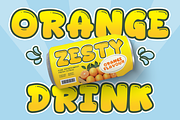 Mango Ice - Food Font, a Handwritten Font by Mozatype (Thumbnail 6 of 8)