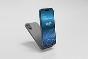 Realistic Premium iPhone 17 Mockup, an iPhone Mockup by Graphic Deal (Thumbnail 3 of 6)