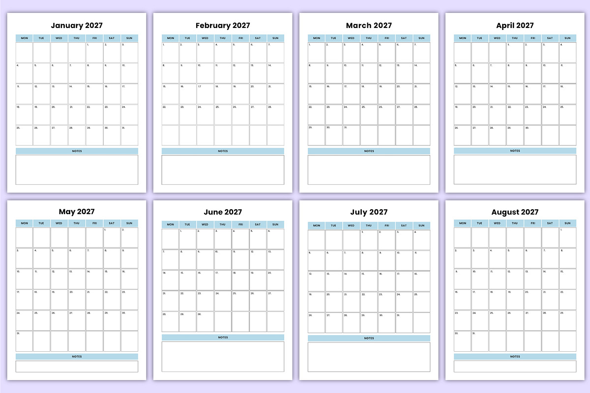 2027 Budget Planner | Finance, a Stationery Template by Mustafiz (Photo 3 of 6)
