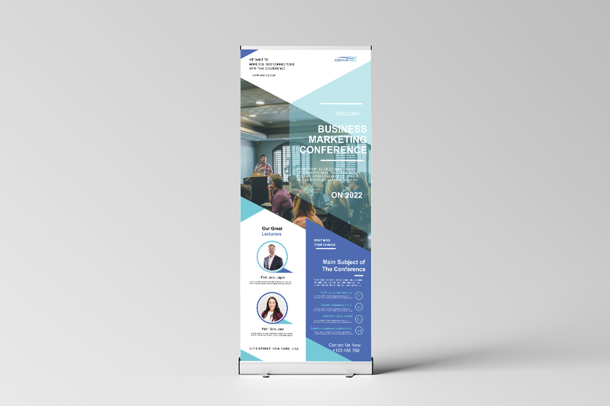 Roll up banner Template Bundle, a Presentation Template by Asker Design (Photo 4 of 6)