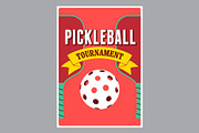 Pickleball retro vector poster set., a Sport Illustration by PoPaShop (Thumbnail 6 of 10)